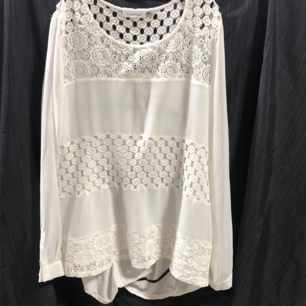 Calvin Klein blouse size‎ large women’s G22